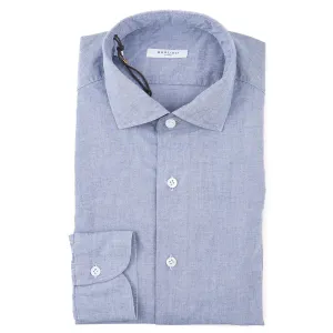 Boglioli Extra-Slim Chambray Cotton Shirt