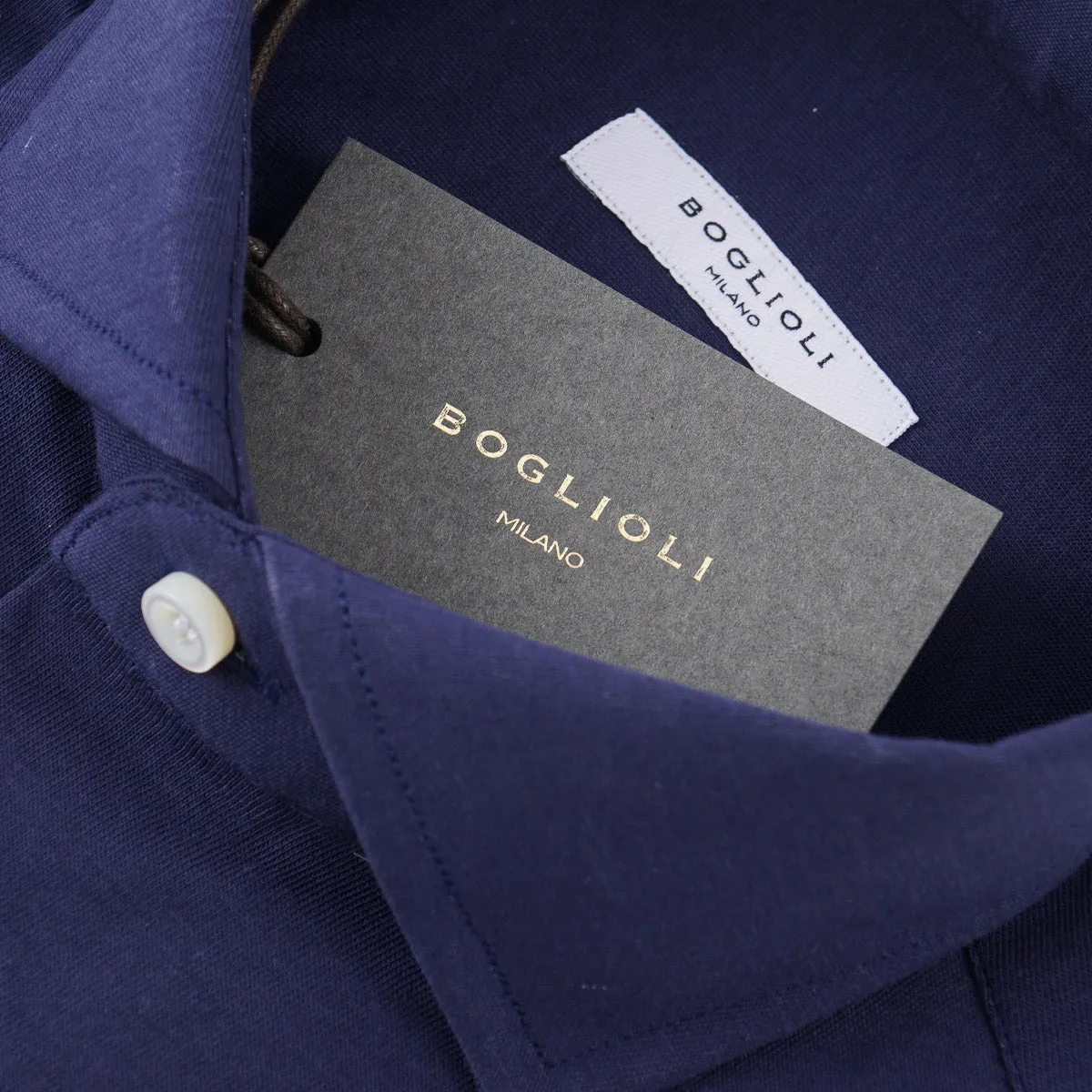 Boglioli Extra-Slim Jersey Cotton Shirt