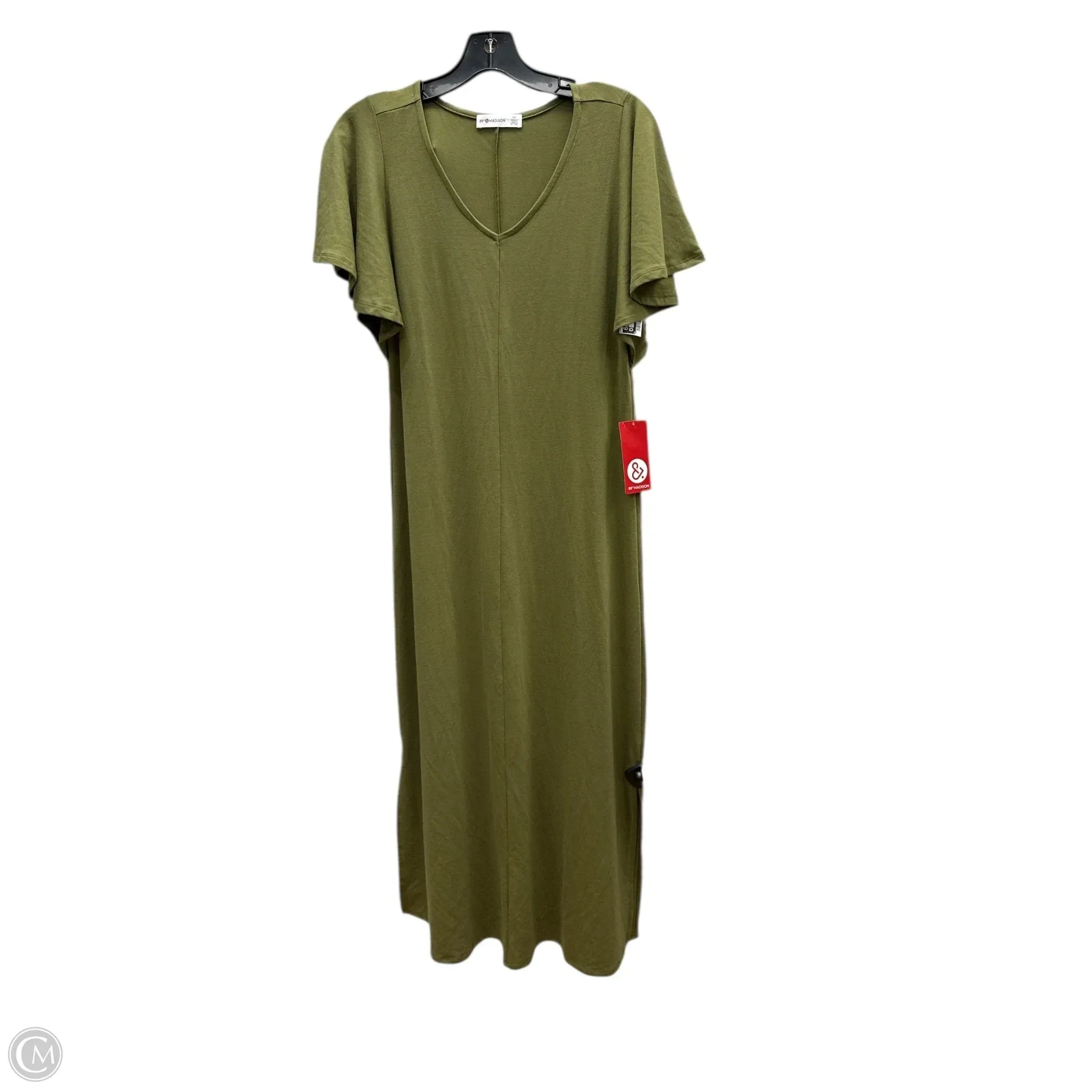 Dress Casual Maxi By 89th And Madison In Green. Size: S