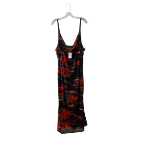 Dress Casual Maxi By Ashley Stewart In Black & Red. Size:3