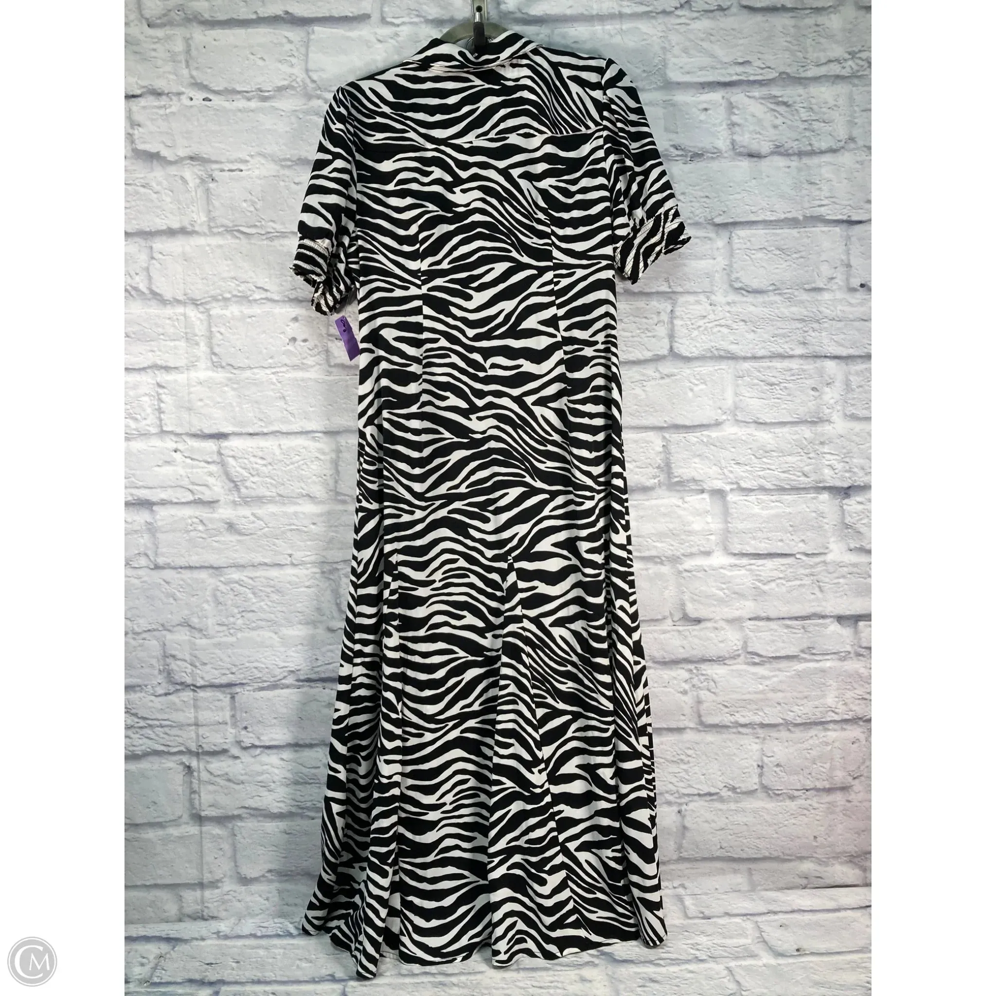 Dress Casual Maxi By Chicos In Zebra Print. Size: Sp