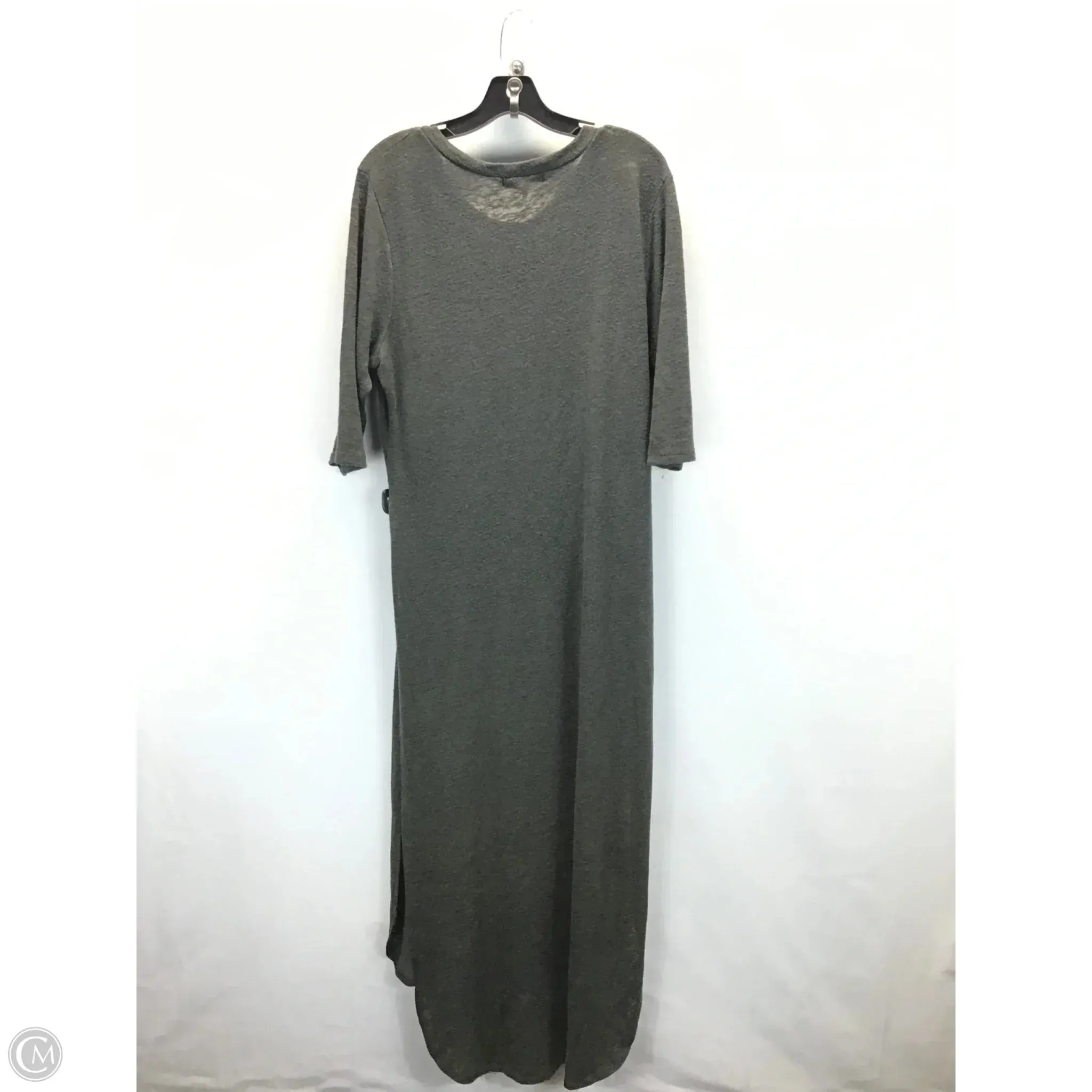 Dress Casual Maxi By Clothes Mentor In Grey. Size: 2x