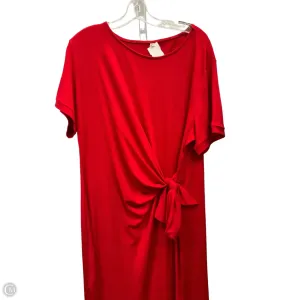 Dress Casual Maxi By Cme In Red. Size: 2x