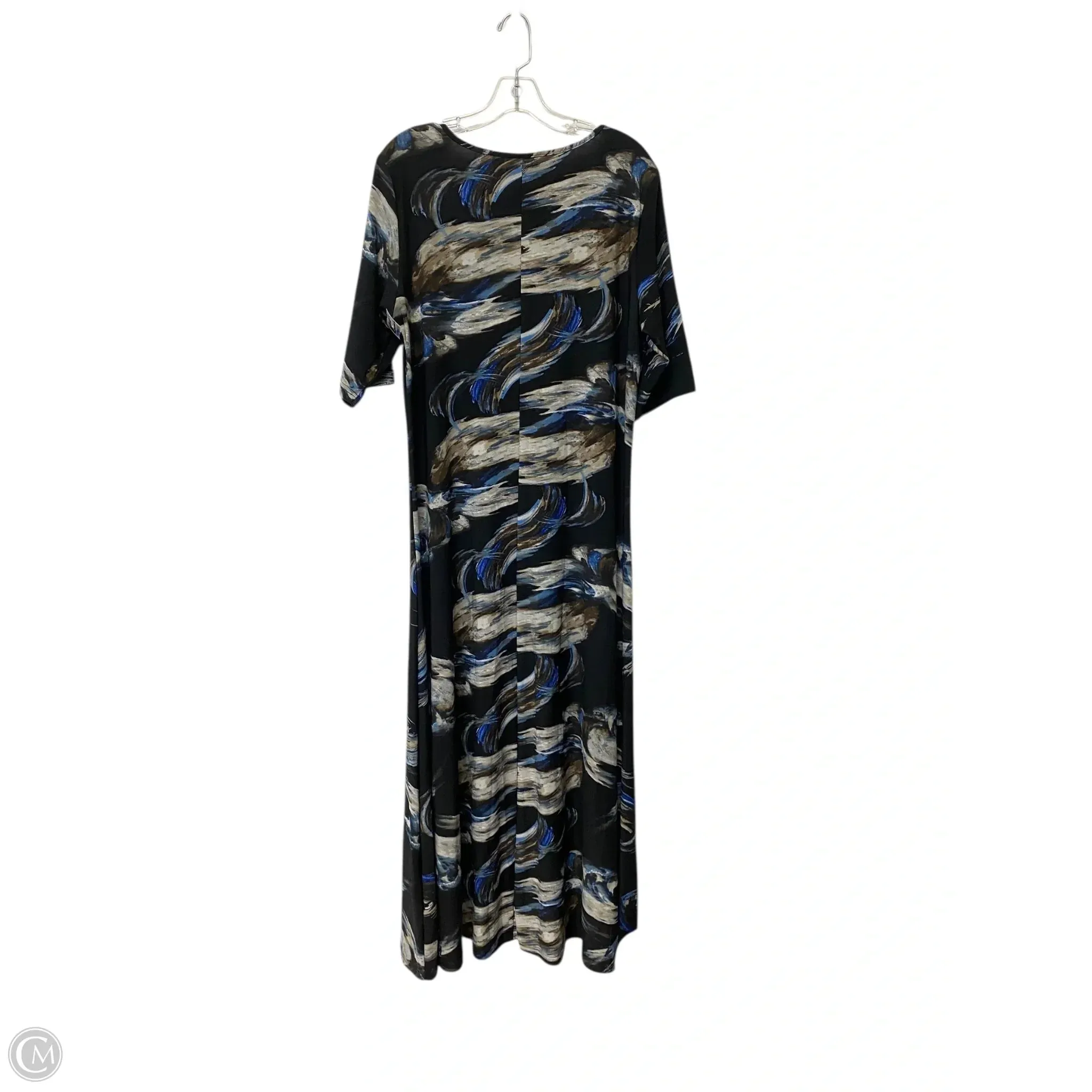 Dress Casual Maxi By Cmf In Multi-colored. Size: L