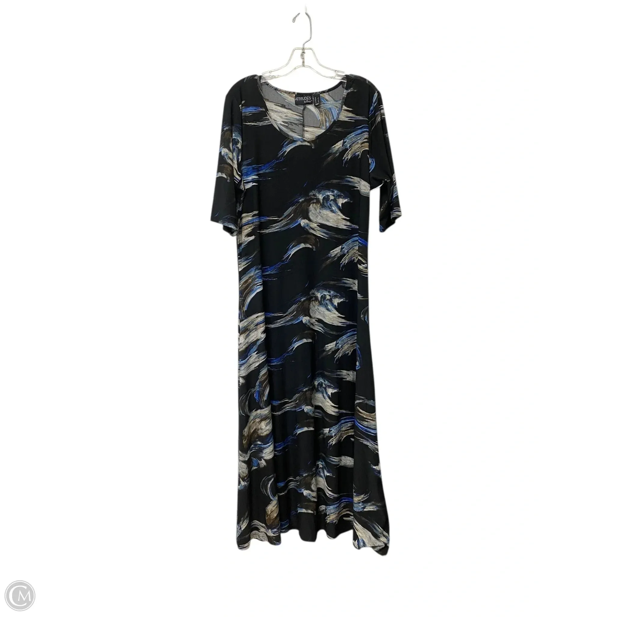 Dress Casual Maxi By Cmf In Multi-colored. Size: L