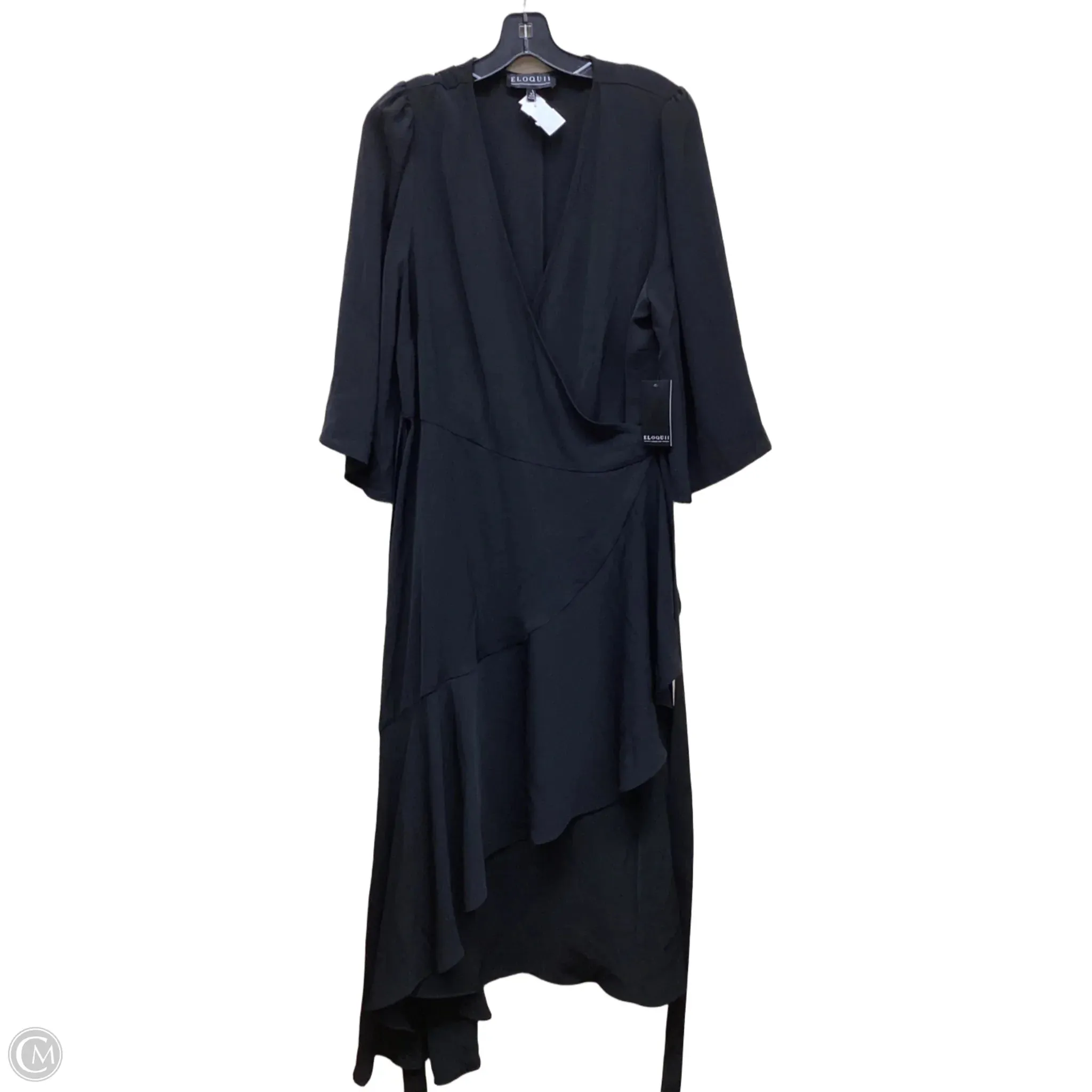 Dress Casual Maxi By Eloquii In Black. Size: Xl