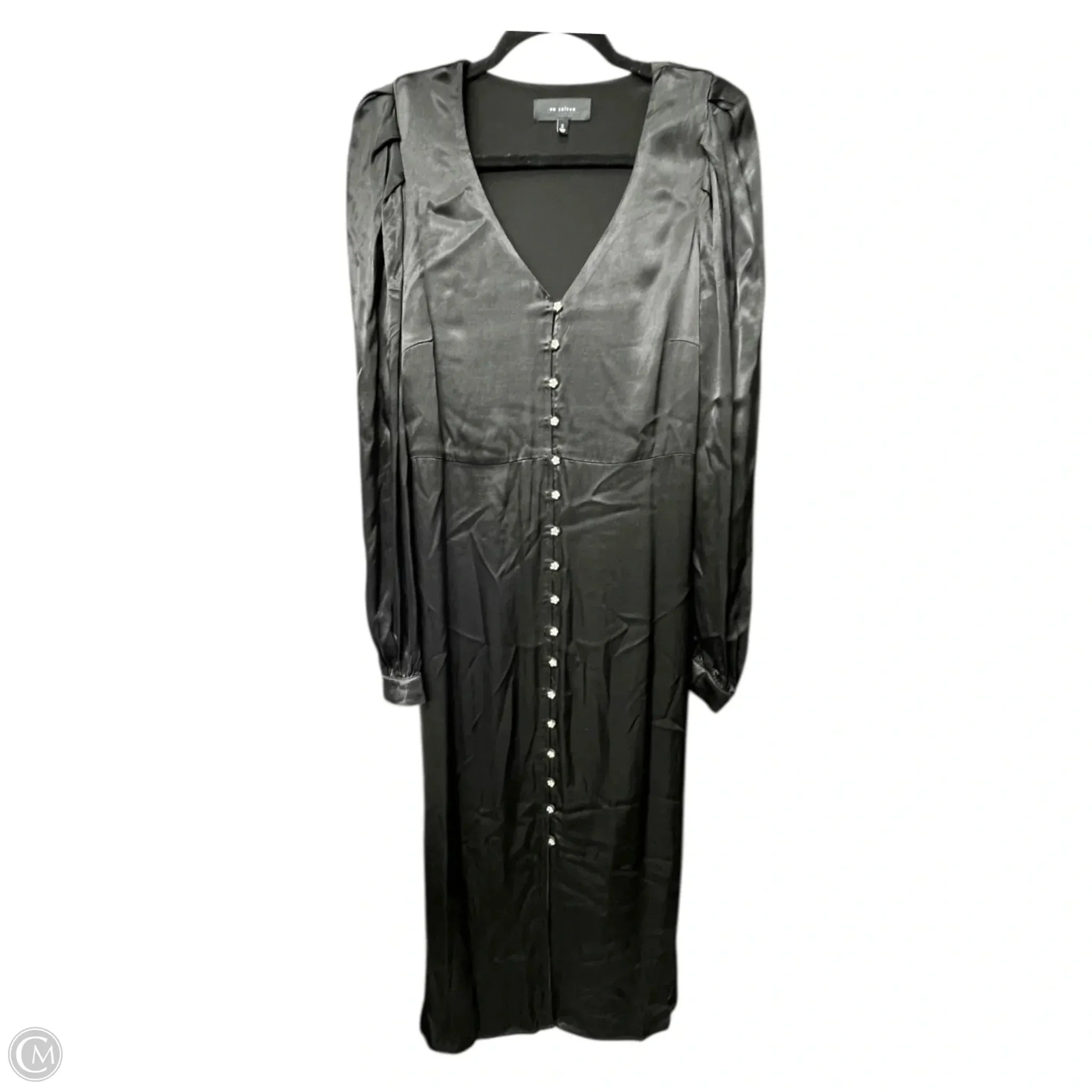 Dress Casual Maxi By En Saison In Black. Size: S