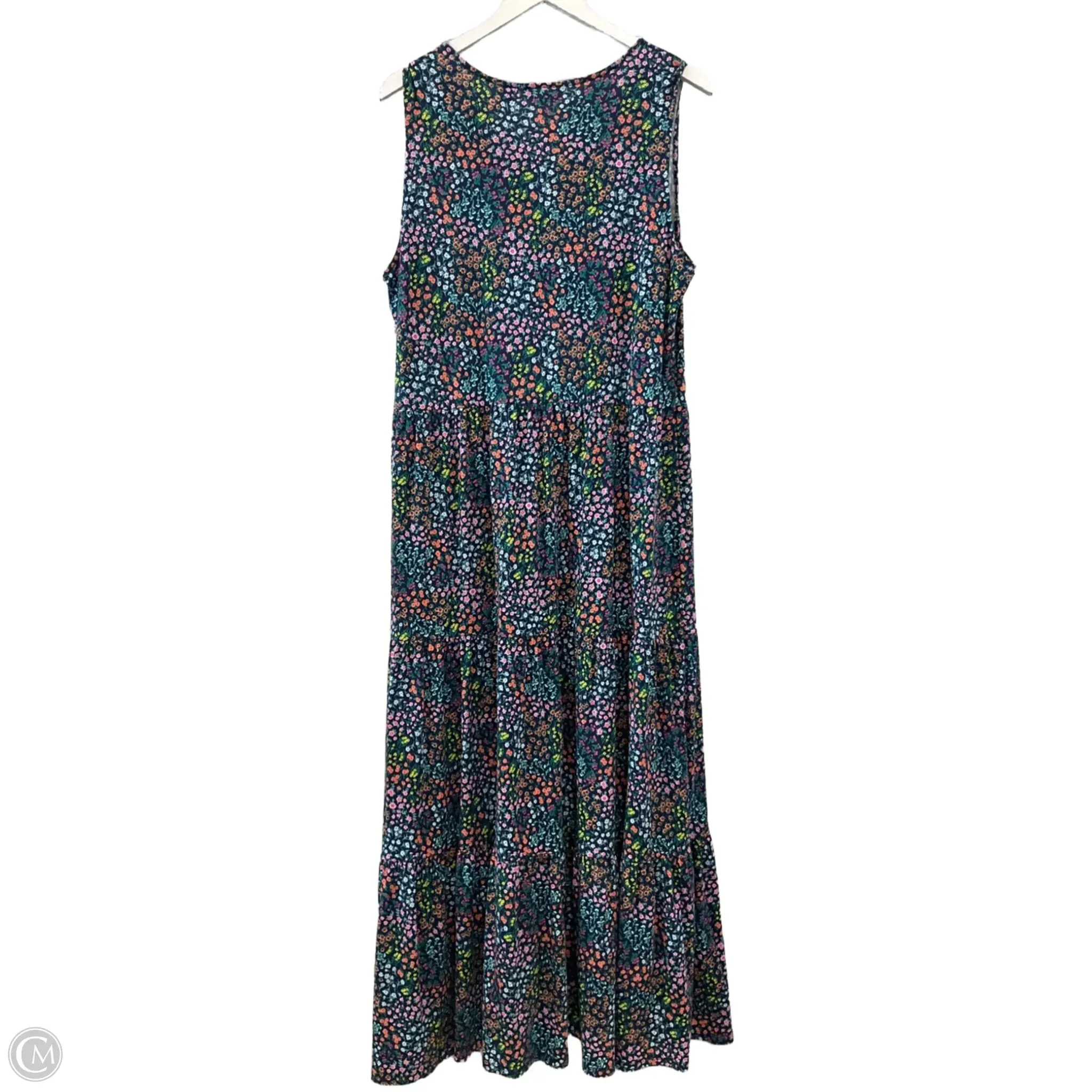Dress Casual Maxi By Lands End In Blue. Size: L