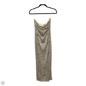 Dress Casual Maxi By Mable In Silver. Size: M