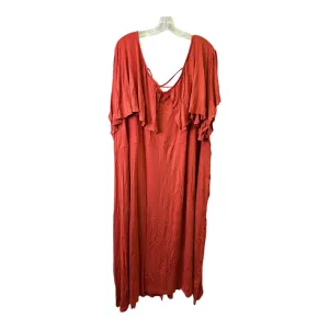 Dress Casual Maxi By Roamans In Coral. Size:3