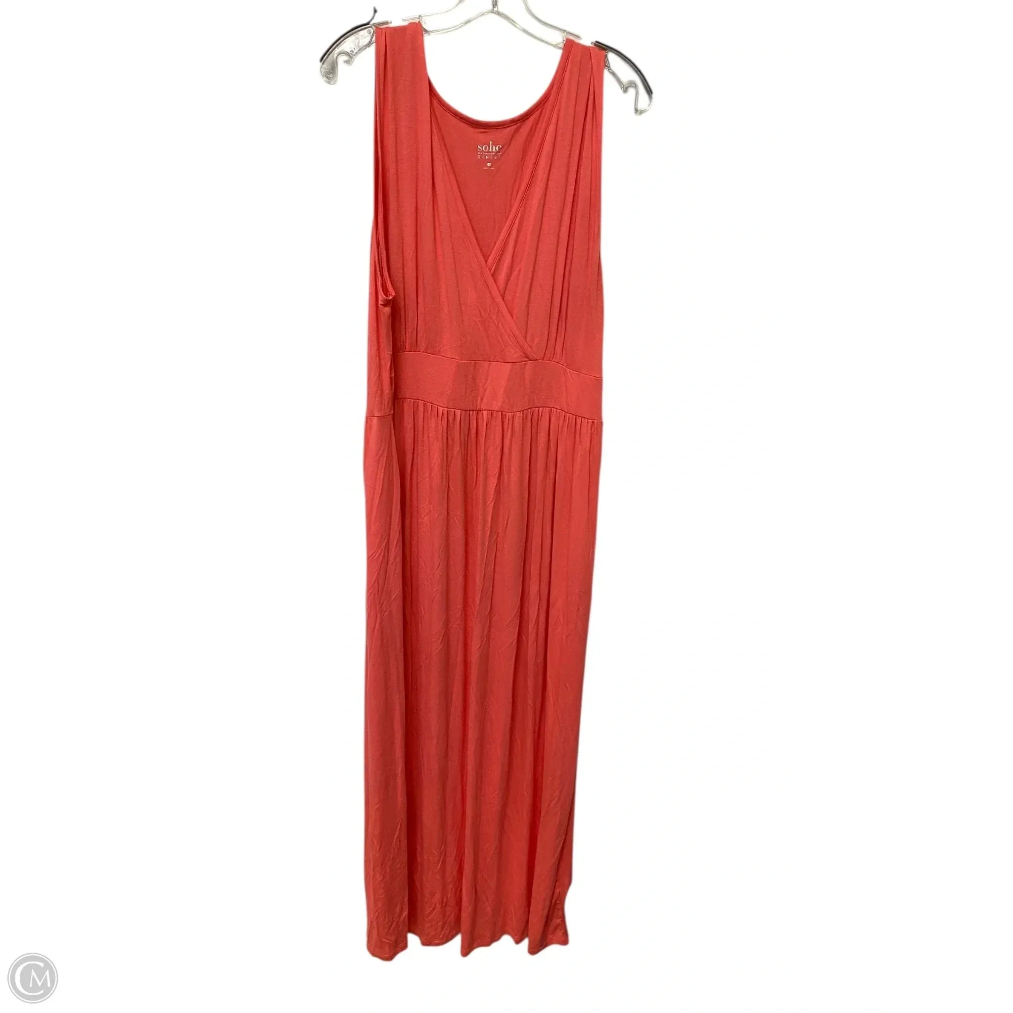 Dress Casual Maxi By Soho Design Group In Pink. Size: Xxl