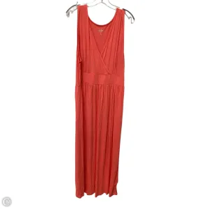 Dress Casual Maxi By Soho Design Group In Pink. Size: Xxl