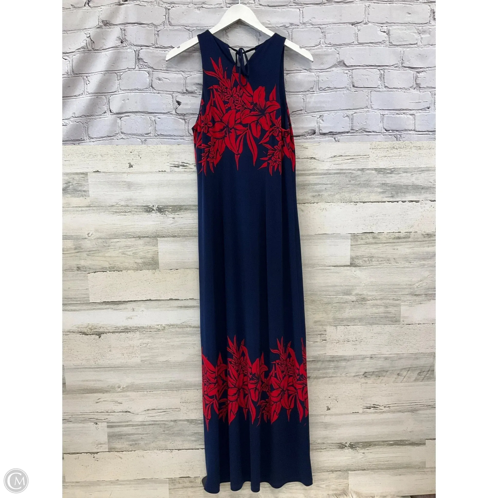 Dress Casual Maxi By Tommy Bahama In Navy. Size: S