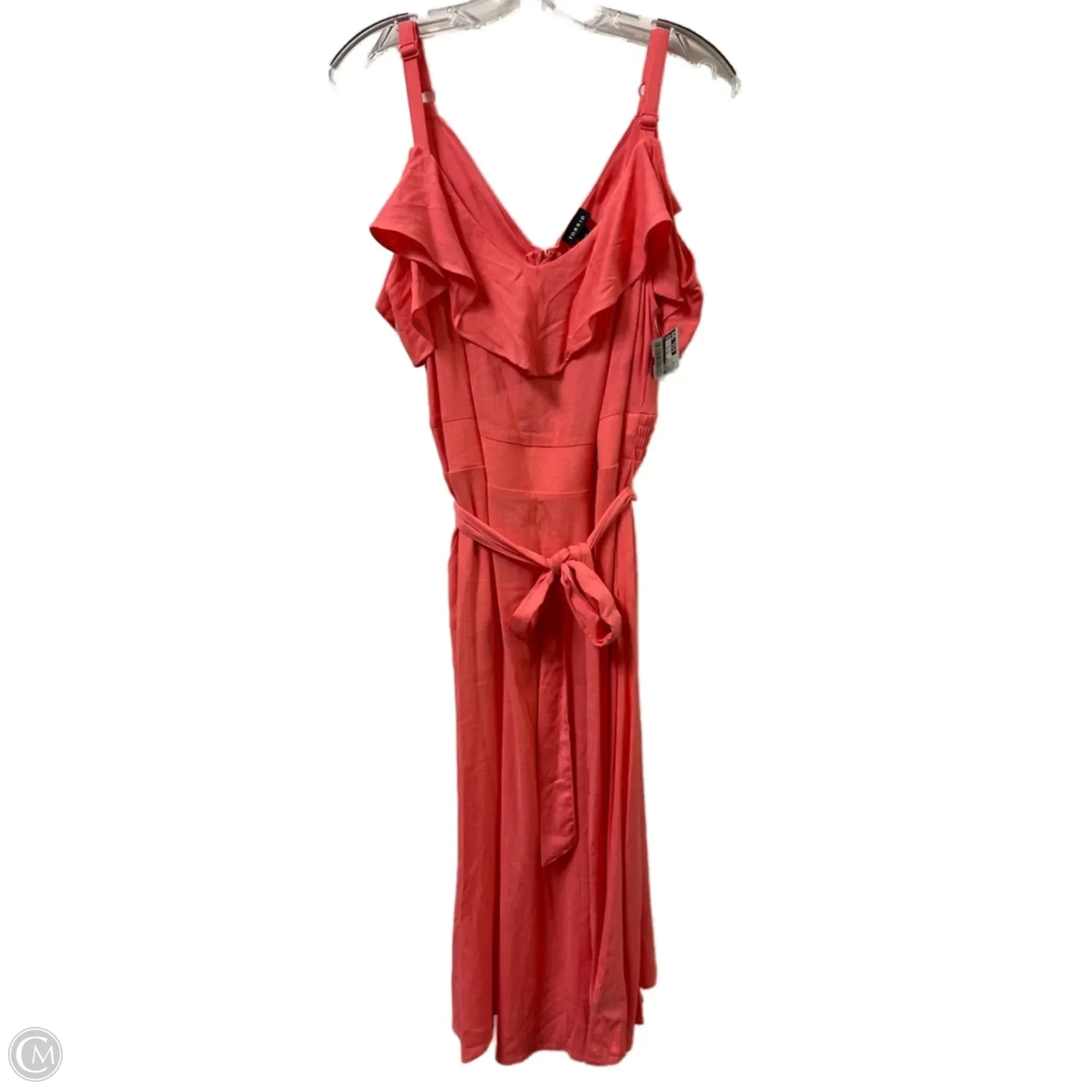 Dress Casual Maxi By Torrid In Coral. Size: Xl
