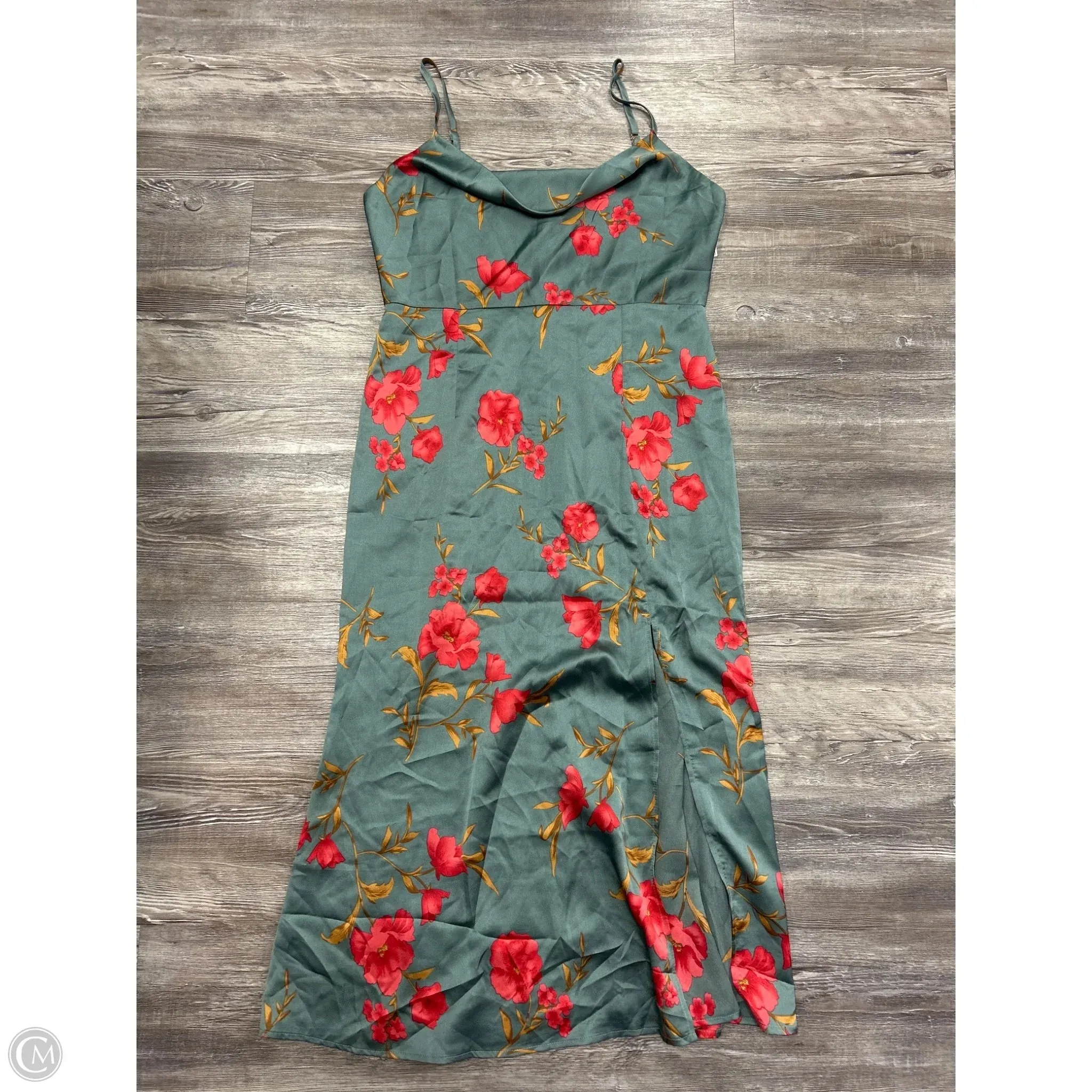 Dress Casual Maxi By Tsher In Blue & Pink. Size: L