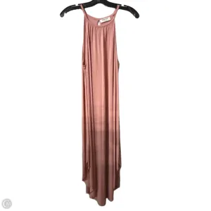 Dress Casual Midi By Double Zero In Peach. Size: L