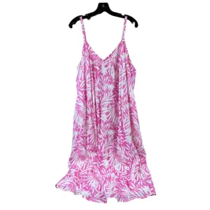Dress Casual Midi By Gap In Pink & White. Size: Xl