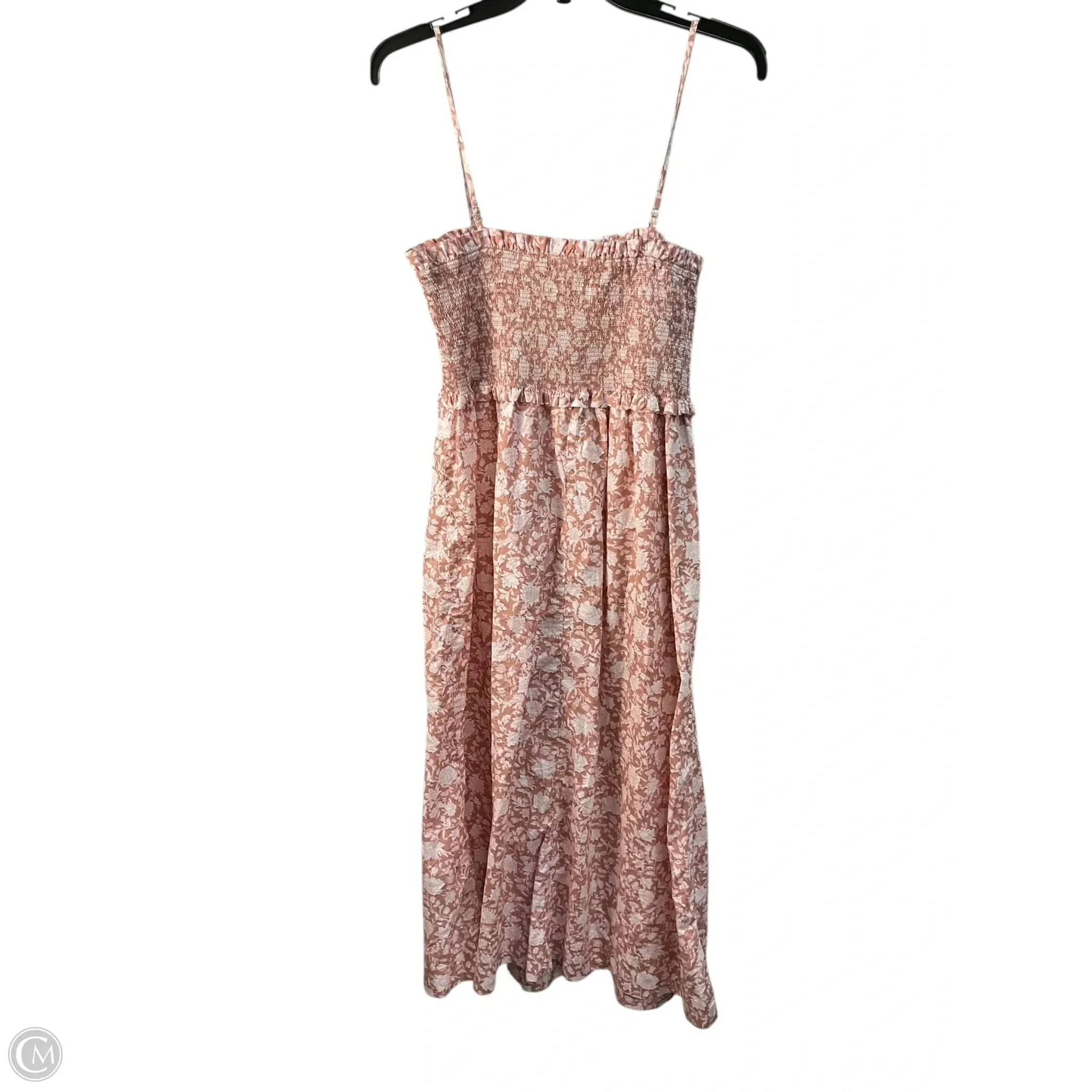 Dress Casual Midi By J. Crew In Pink. Size: M