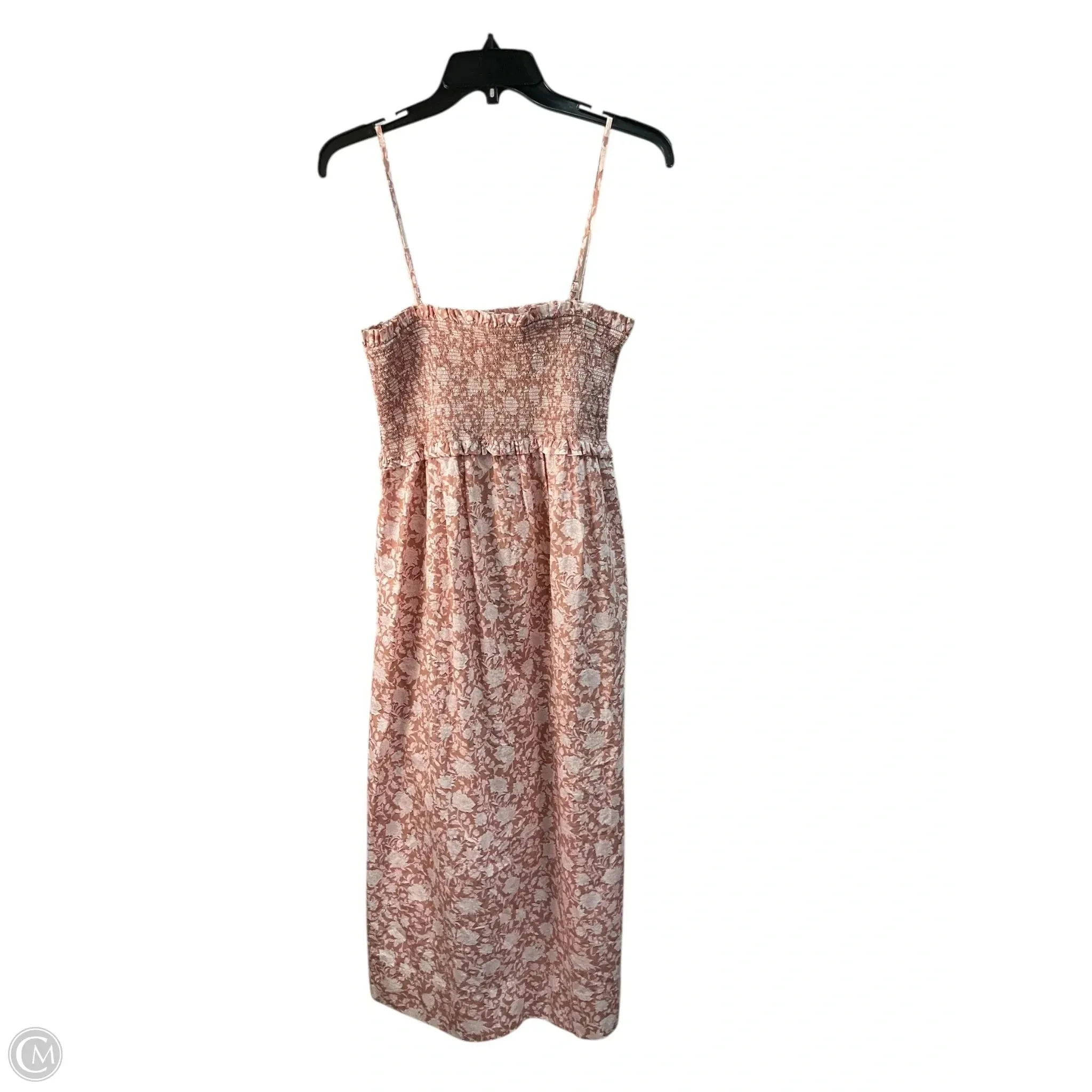 Dress Casual Midi By J. Crew In Pink. Size: M