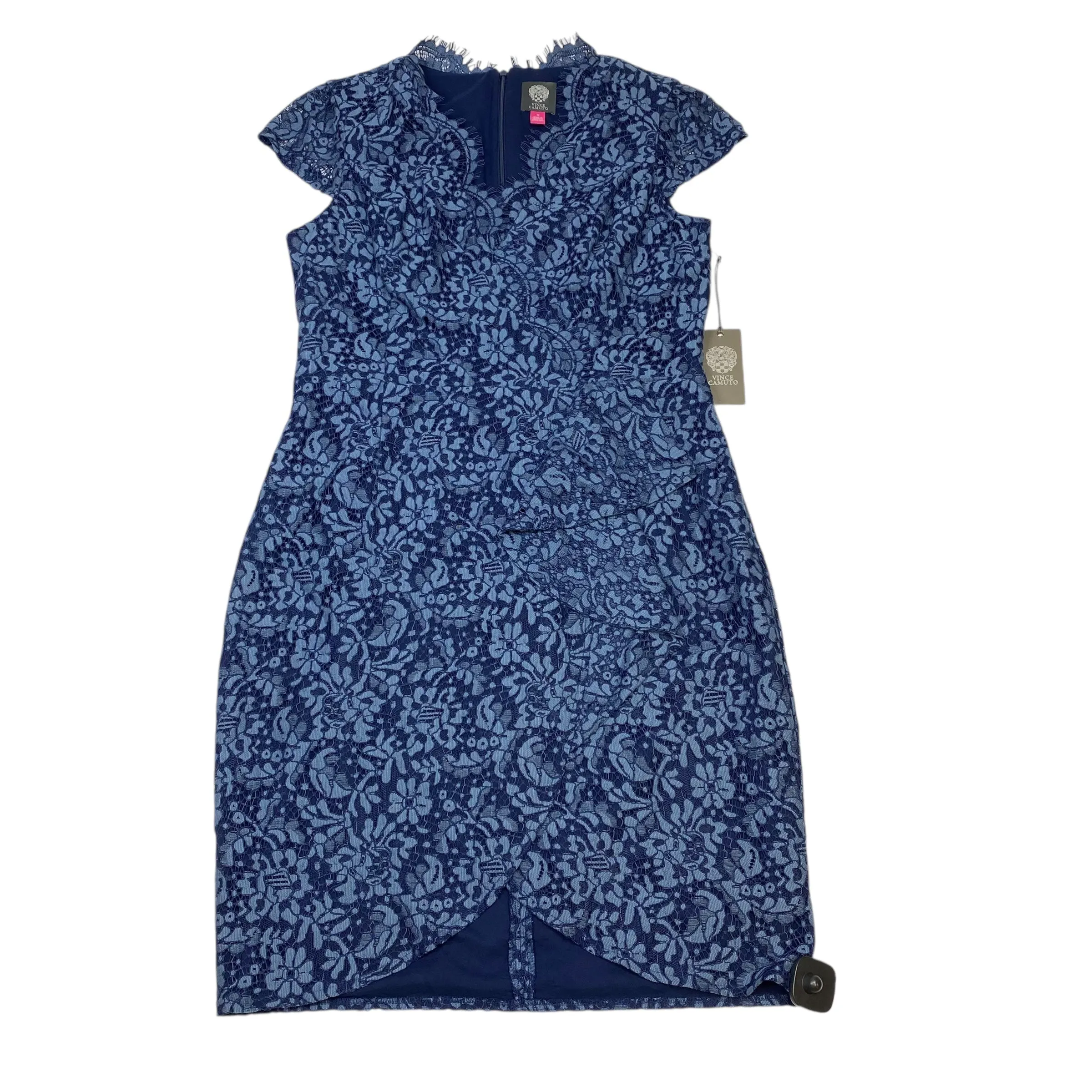 Dress Casual Midi By Vince Camuto In Blue. Size:L