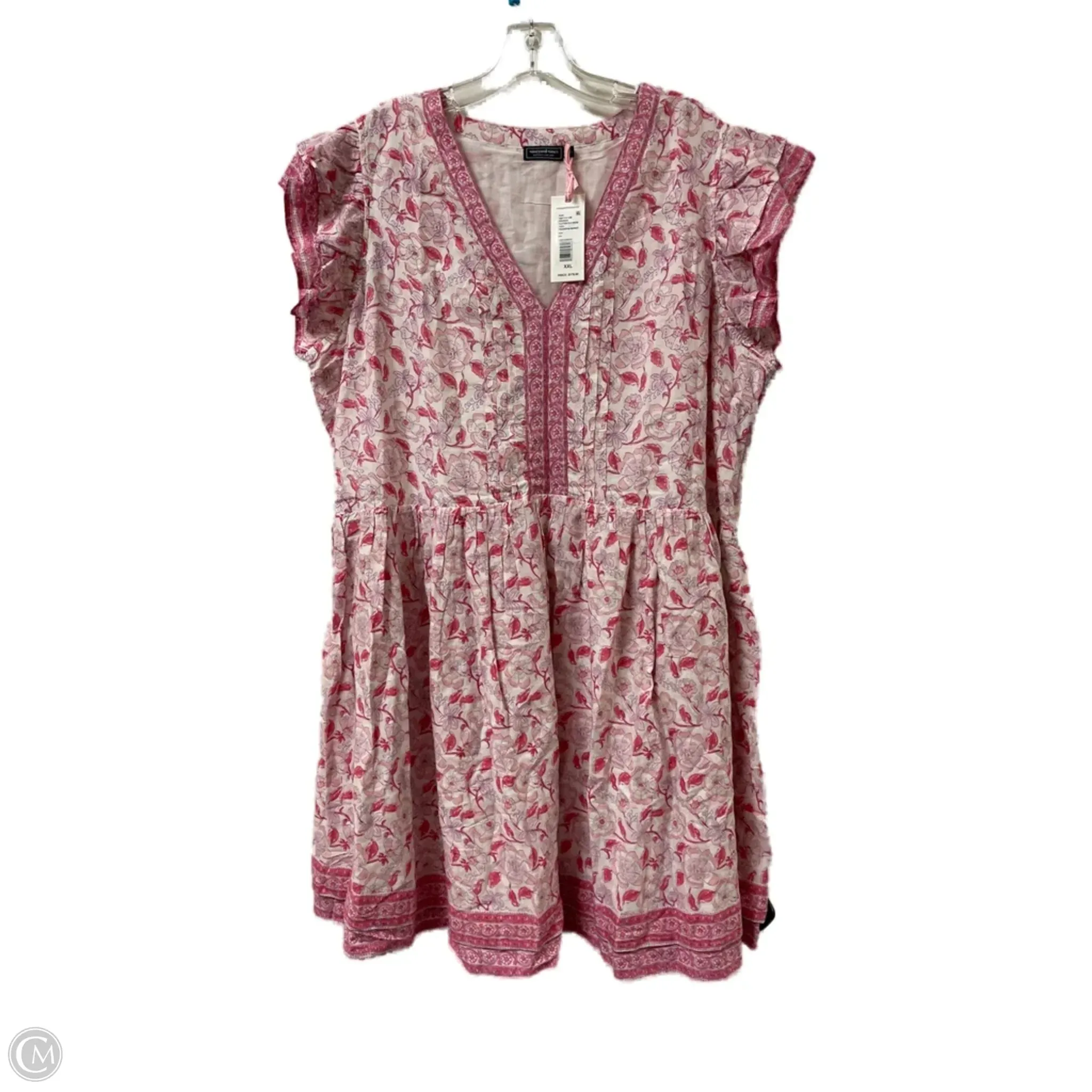 Dress Casual Midi By Vineyard Vines In Pink. Size: 1x