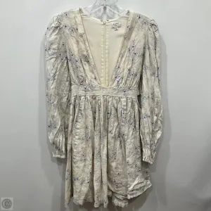 Dress Casual Short By Cami In Cream & Grey. Size: M