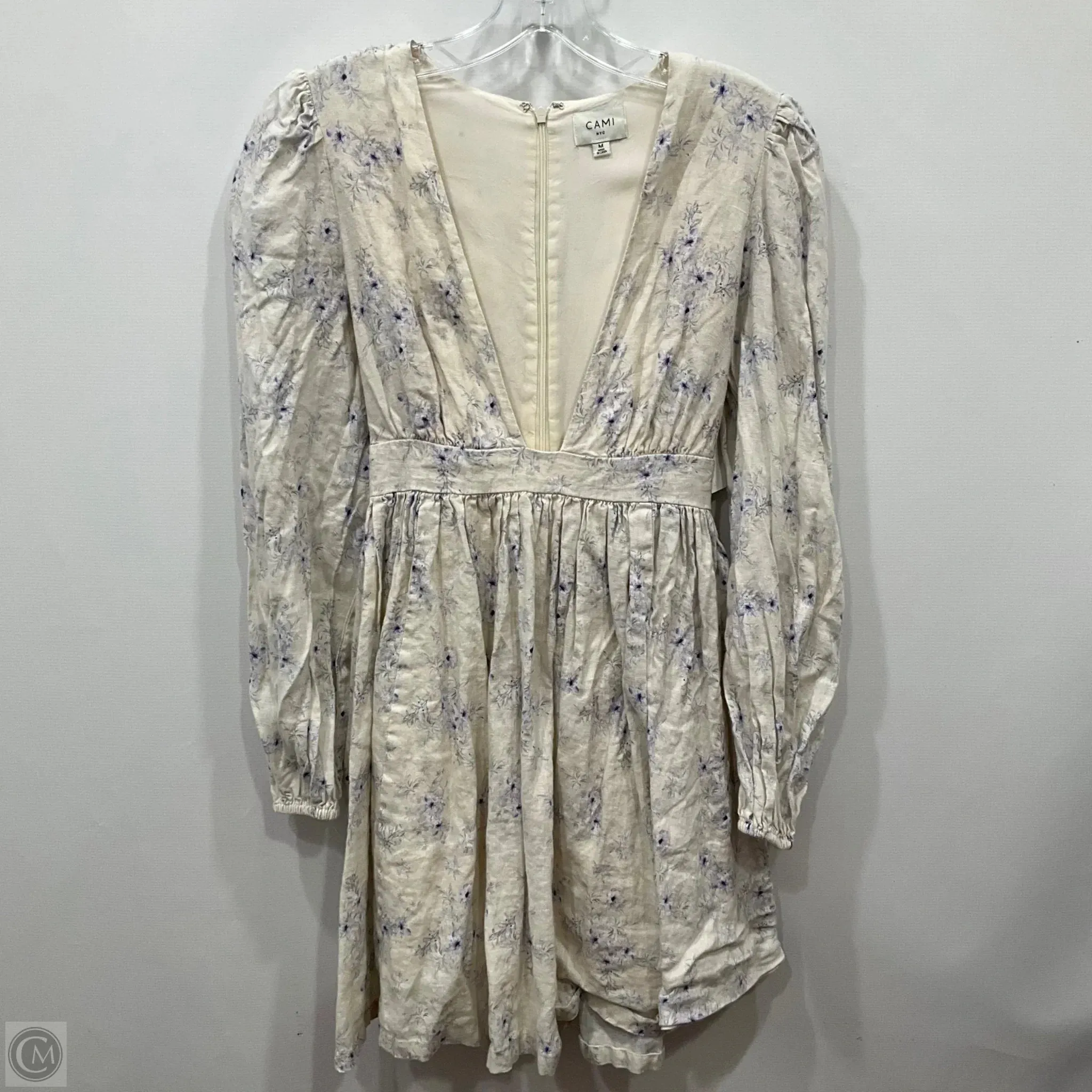Dress Casual Short By Cami In Cream & Grey. Size: M