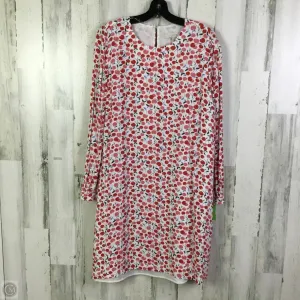 Dress Casual Short By Loft In Pink & White. Size: Xxl