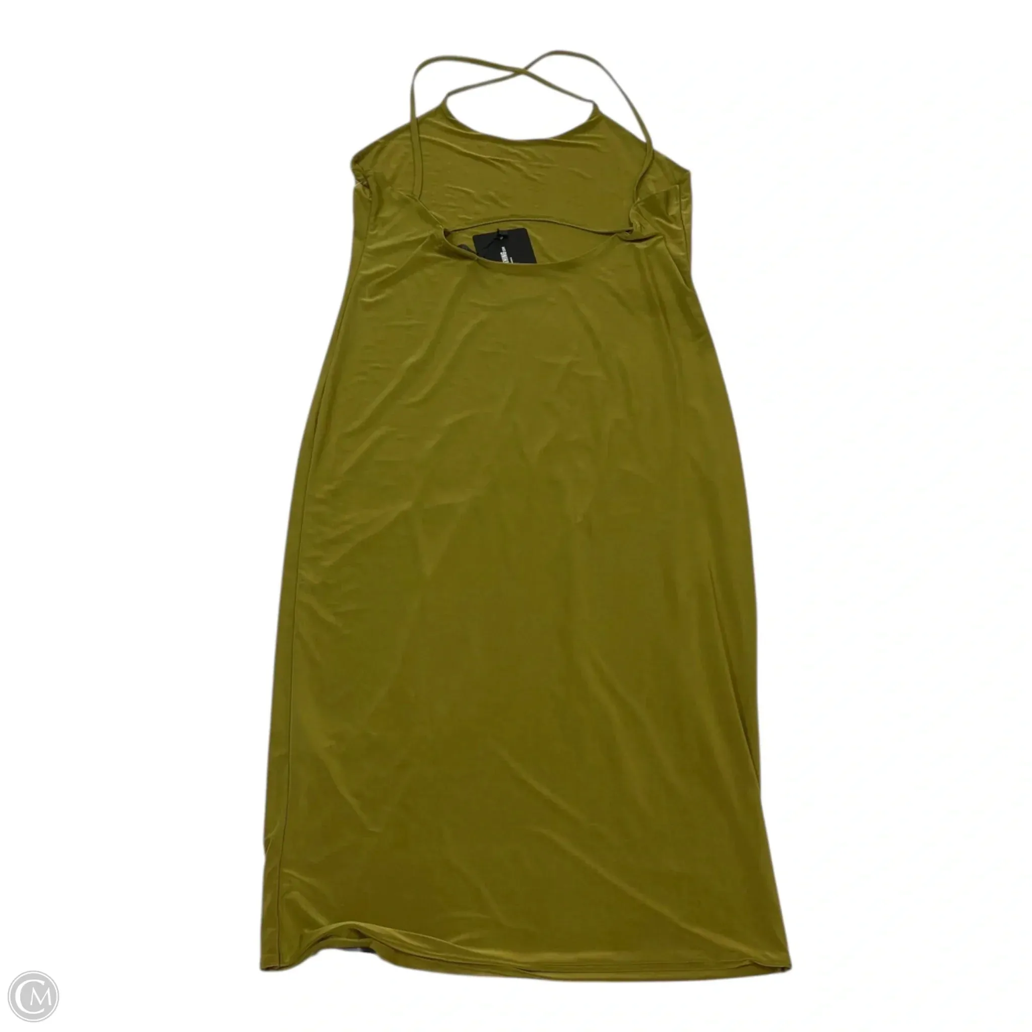 Dress Casual Short By Pretty Little Thing In Green. Size: L