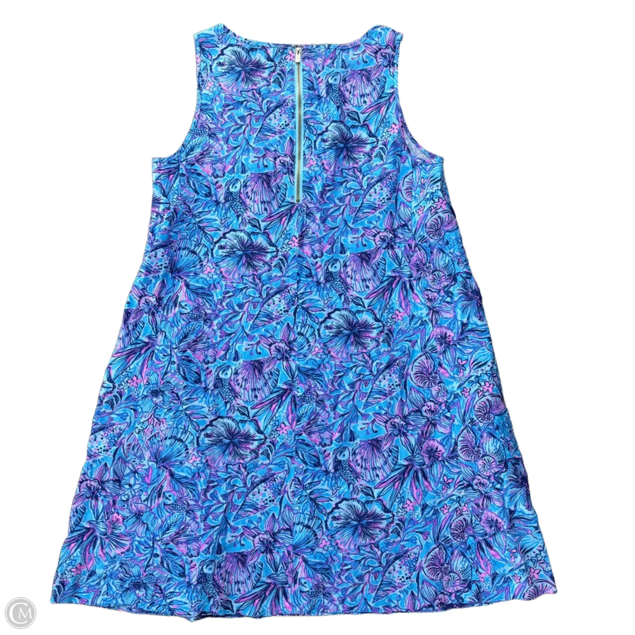 Dress Designer By Lilly Pulitzer In Blue & Pink. Size: L