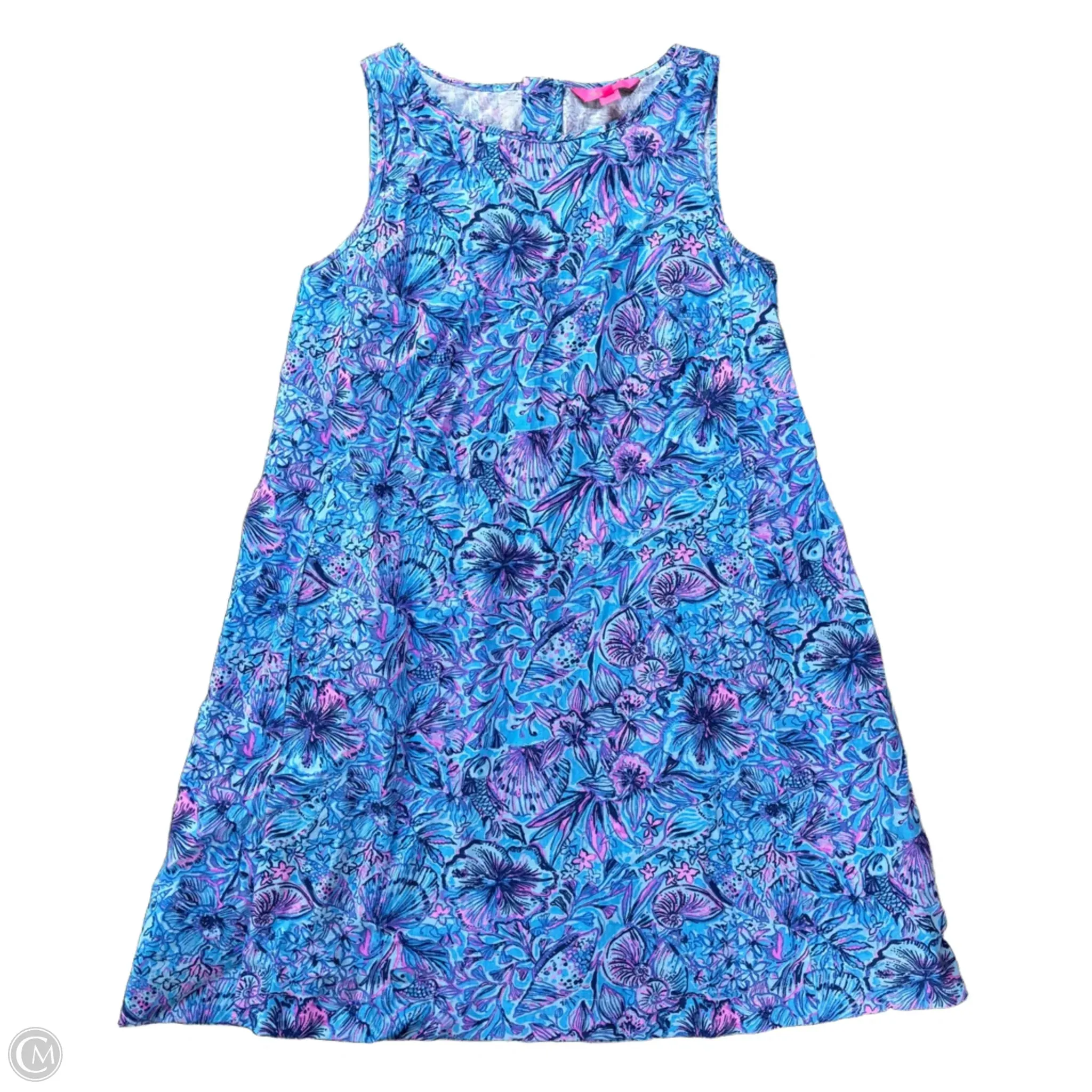 Dress Designer By Lilly Pulitzer In Blue & Pink. Size: L