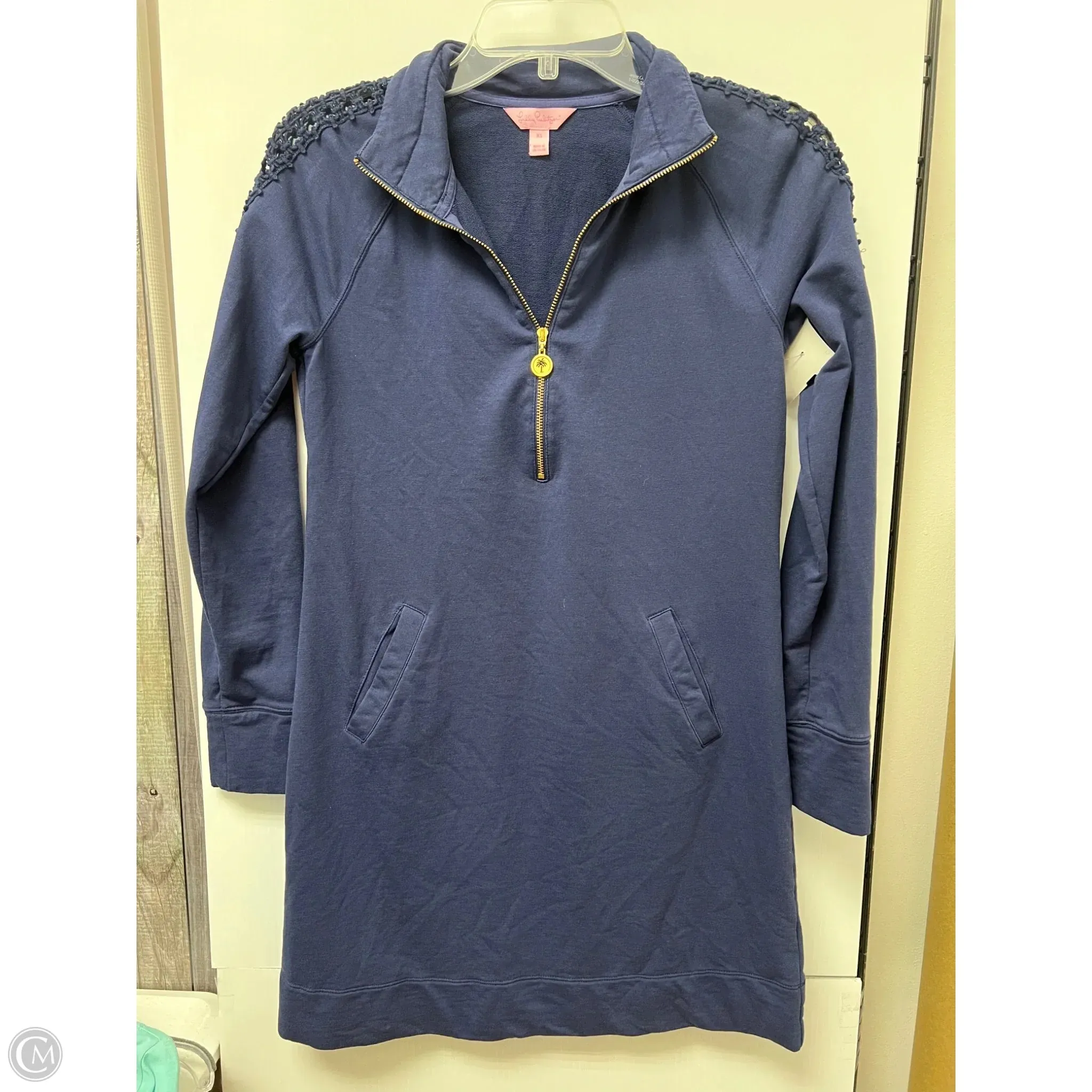 Dress Designer By Lilly Pulitzer In Navy. Size: Xs