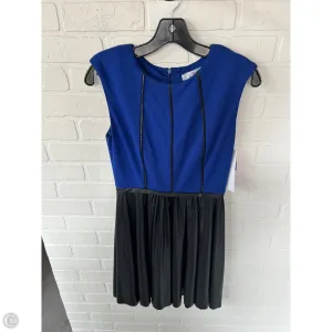 Dress Party Short By Badgley Mischka In Black & Blue. Size: Xs