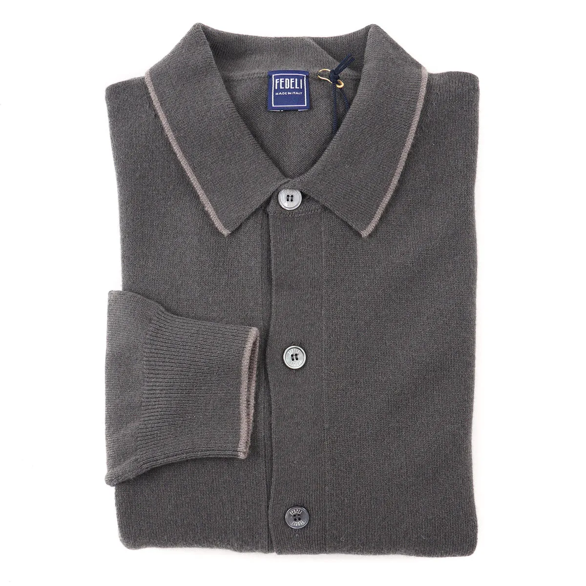 Fedeli Wool-Cashmere Sweater-Shirt