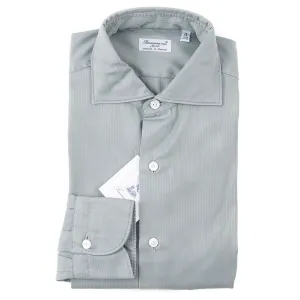 Finamore Herringbone Cotton Dress Shirt