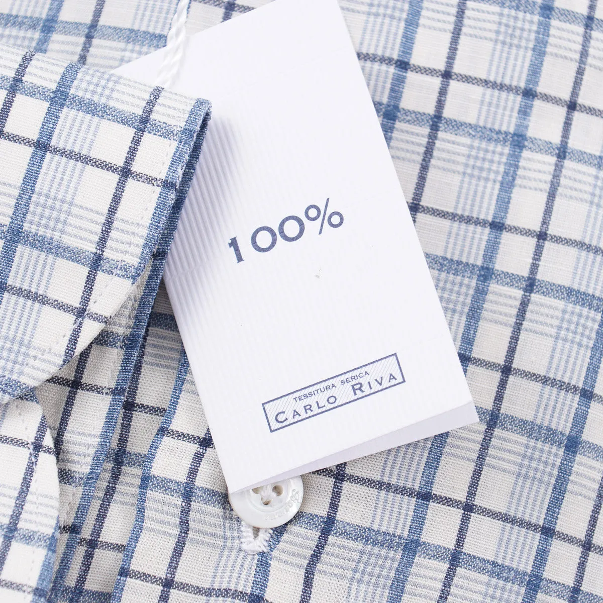 Finamore Riva Cotton-Linen Dress Shirt