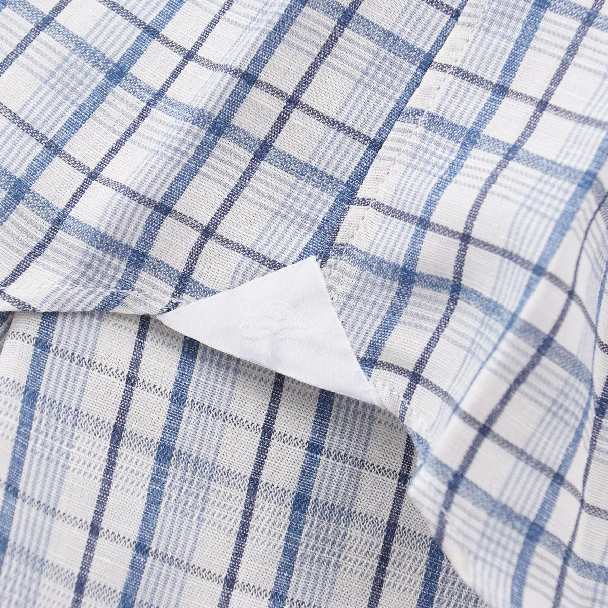 Finamore Riva Cotton-Linen Dress Shirt