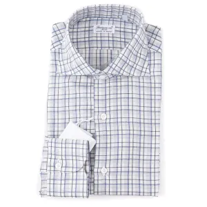 Finamore Riva Cotton-Linen Dress Shirt