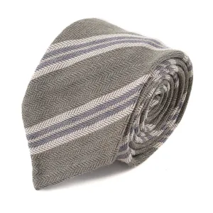 Finamore Unlined Wool-Silk Tie