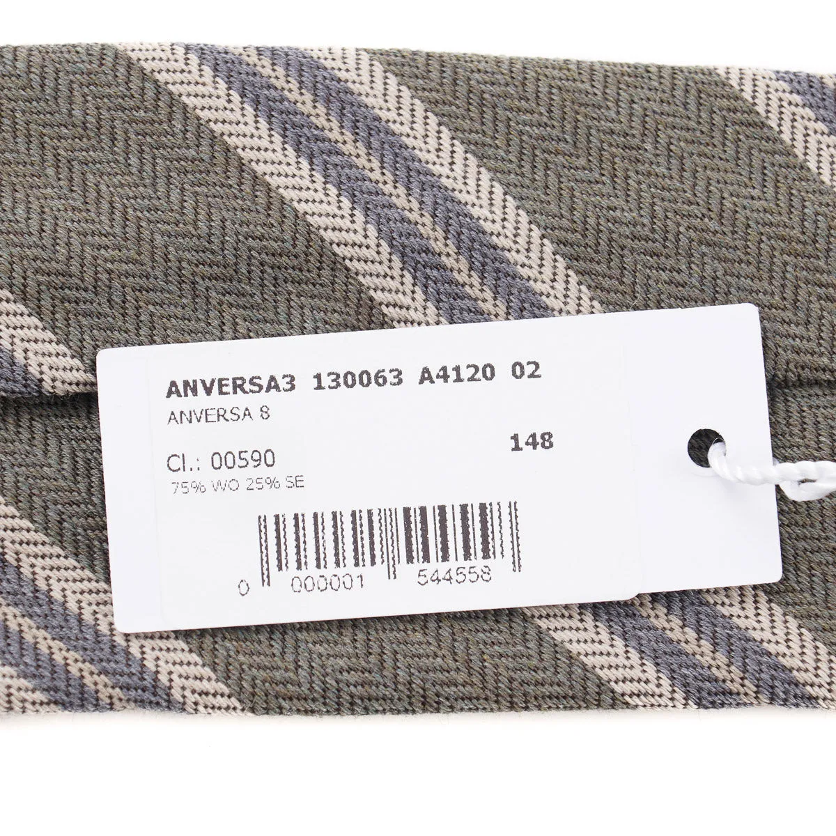 Finamore Unlined Wool-Silk Tie