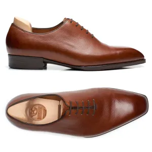 GAZIANO & GIRLING Bespoke Sinatra Seamless Wholecut Shoes US 8.5 Hatchgrain