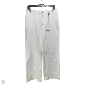 High Rise Wide Leg Jeans By Mica In White. Size: 10