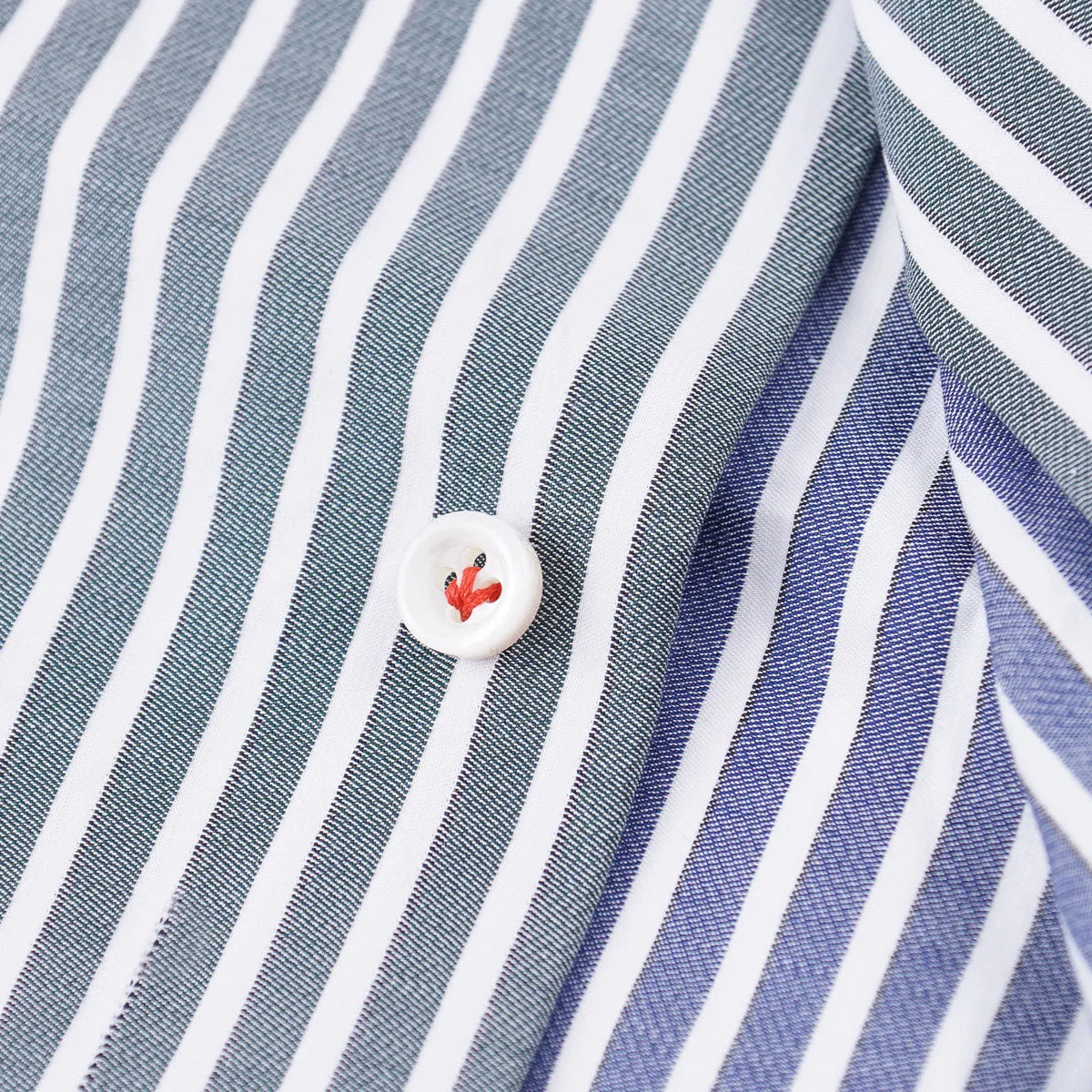 Isaia Tailored-Fit 'Mix' Cotton Shirt