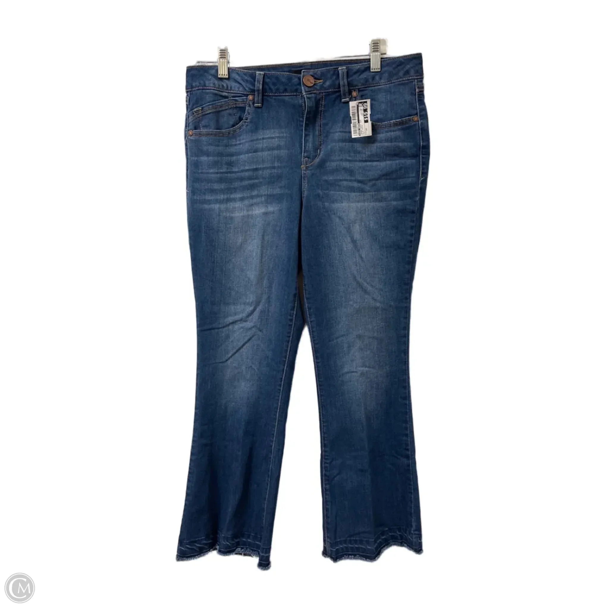 Jeans Boot Cut By 1822 Denim In Blue Denim. Size: 10
