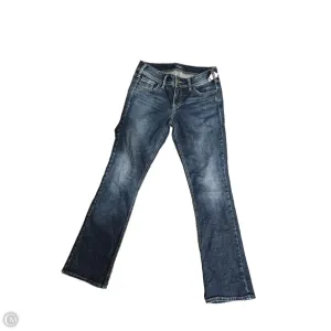 Jeans Boot Cut By Silver In Blue Denim. Size: 4