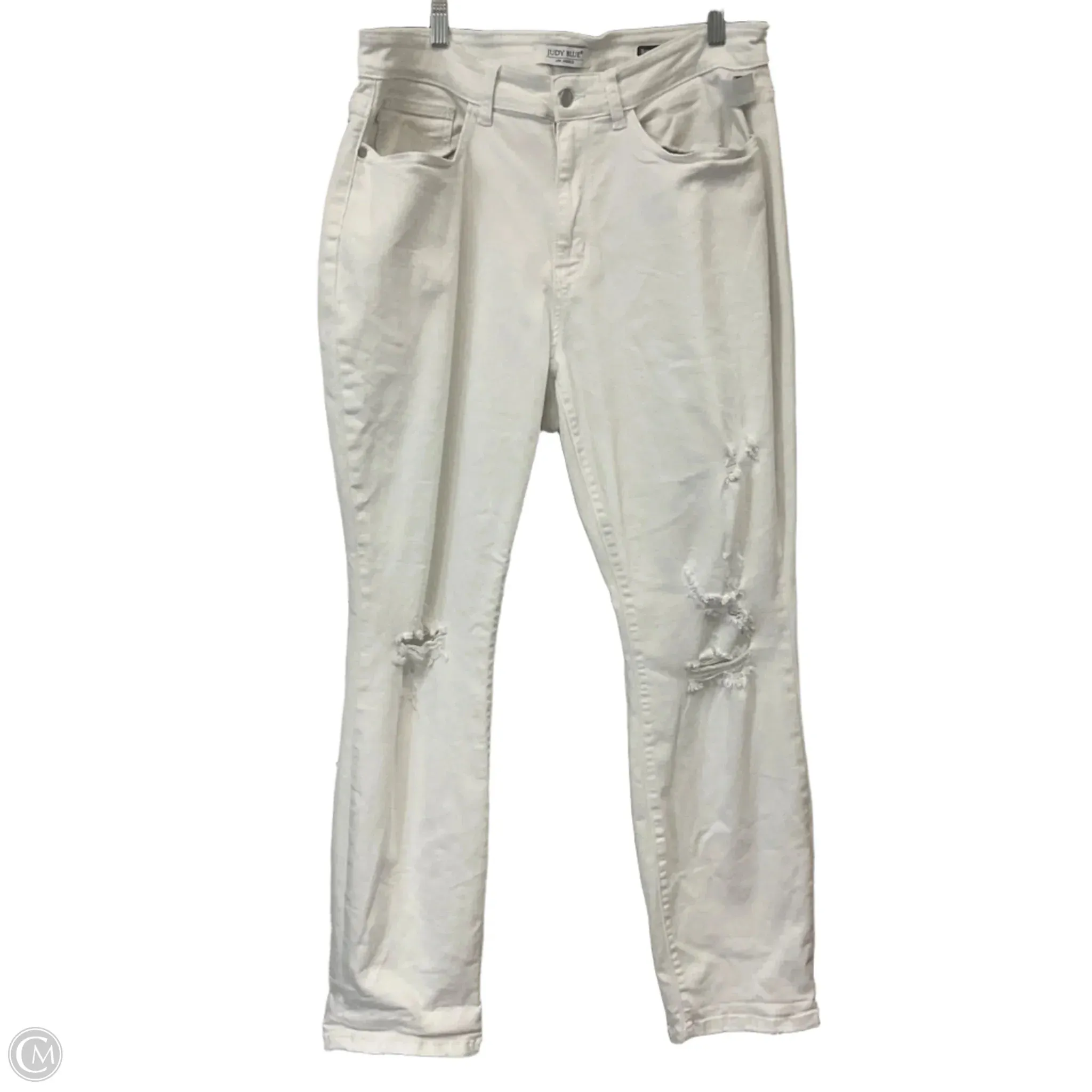 Jeans Boyfriend By Judy Blue In White Denim. Size: 18