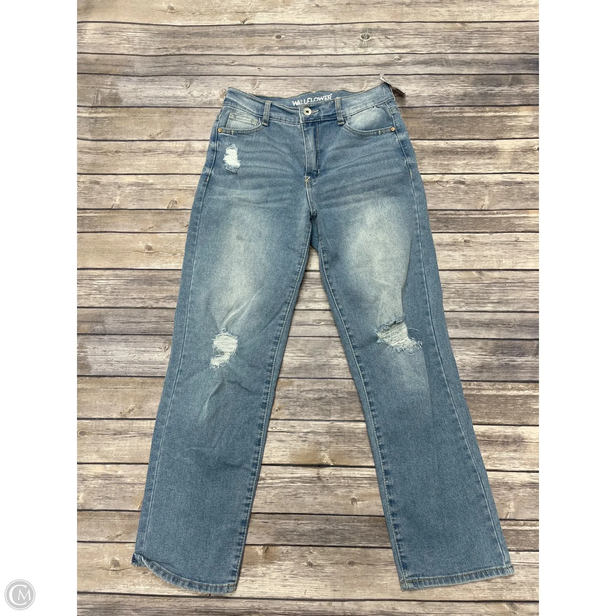 Jeans Boyfriend By Wallflower In Blue Denim. Size: 2