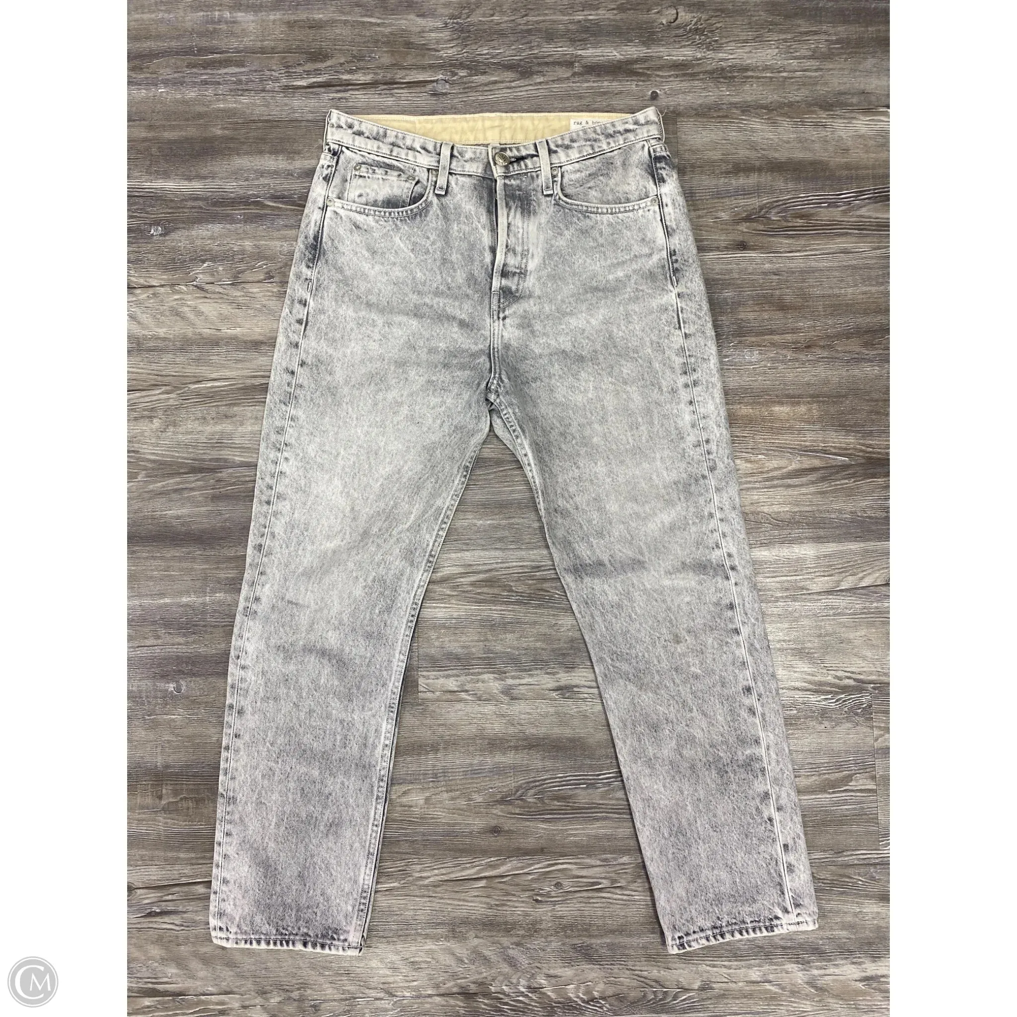 Jeans Designer By Rag & Bones Jeans In Grey Denim. Size: 8
