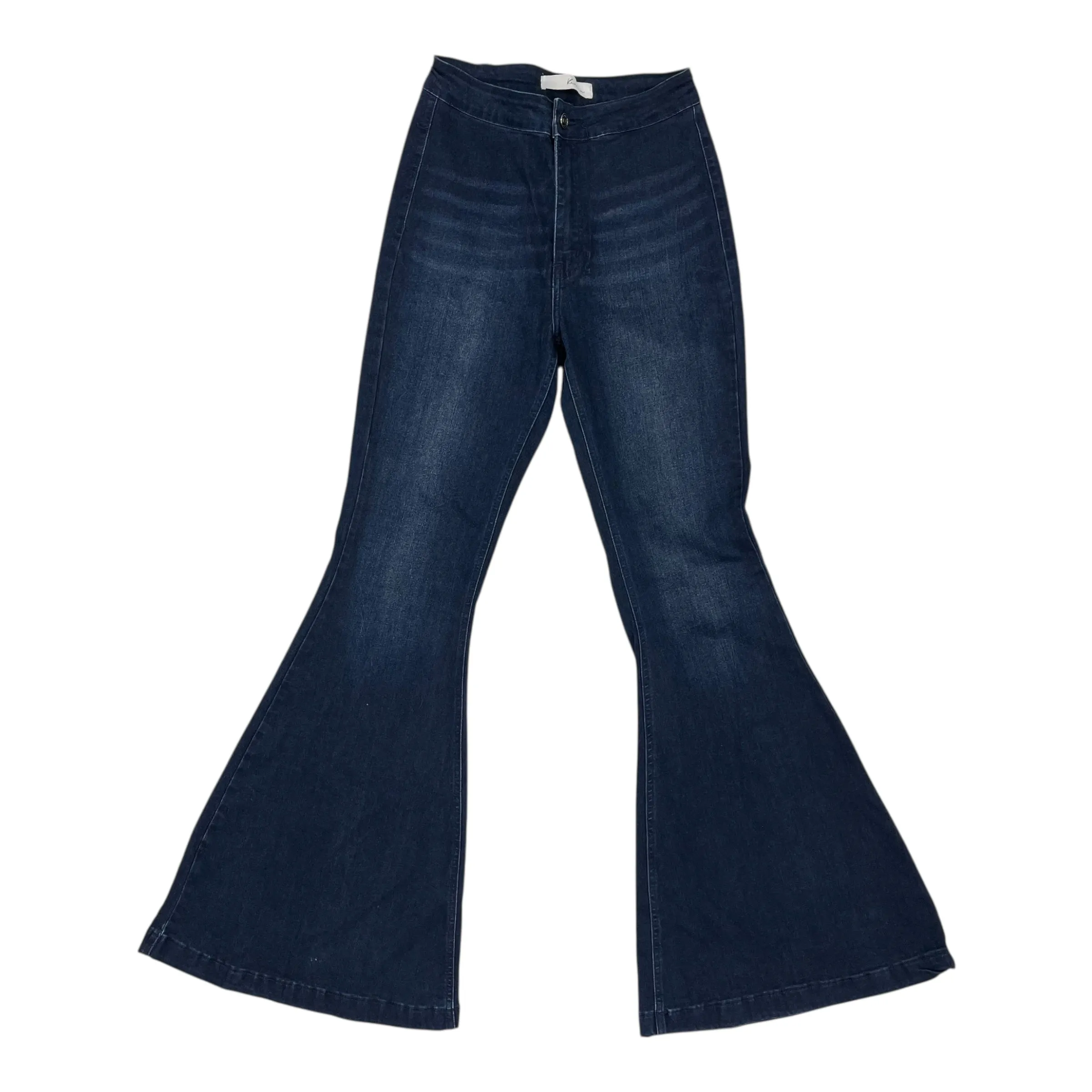 Jeans Flared By Kancan In Blue Denim. Size:6
