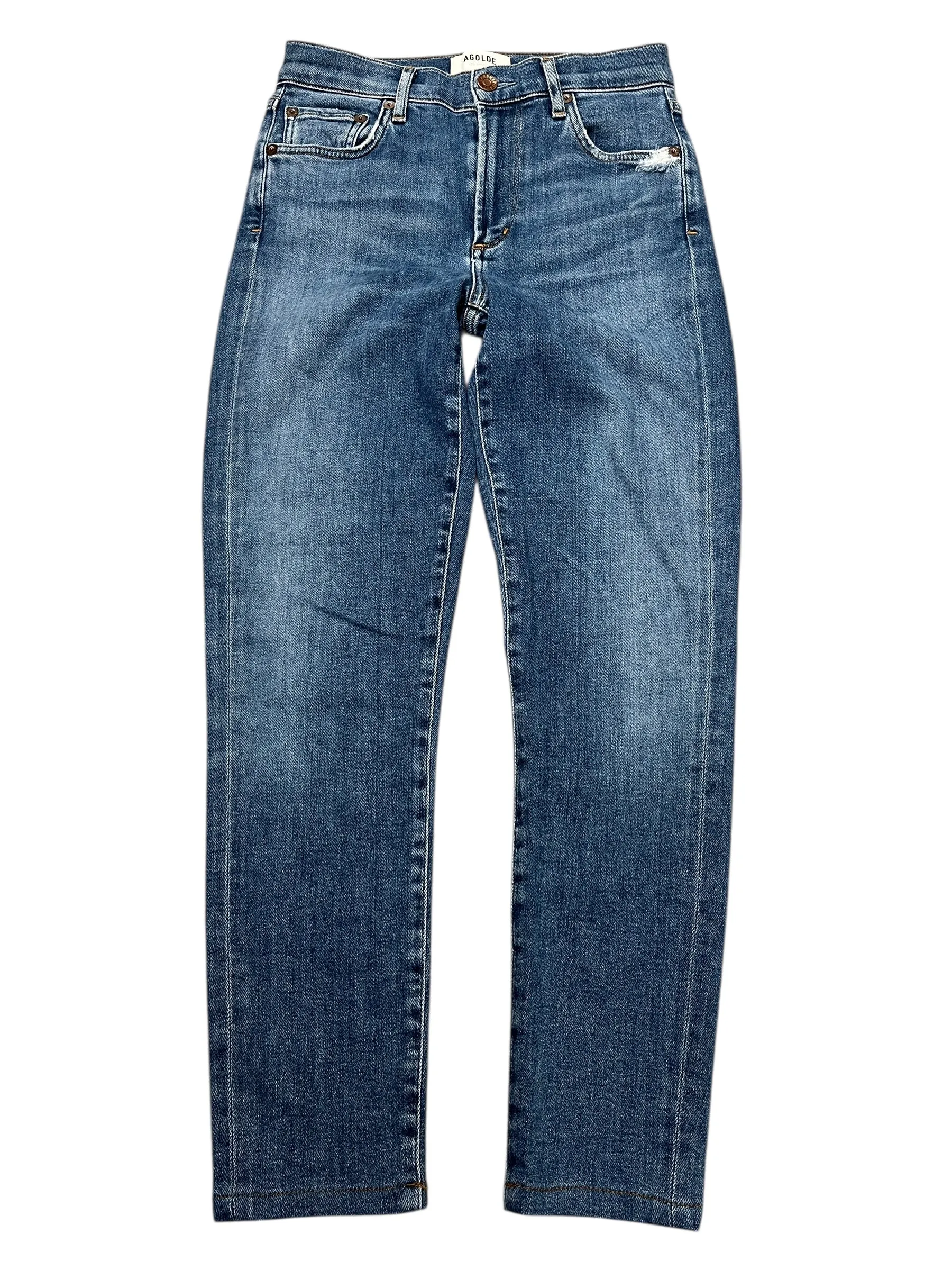 Jeans Skinny By Agolde In Blue Denim. Size:0
